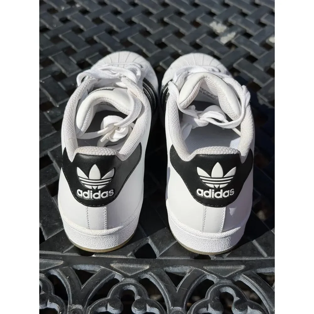 Adidas Superstar Originals White Black Leather Low Top Sneakers B42369 NWOT 2016